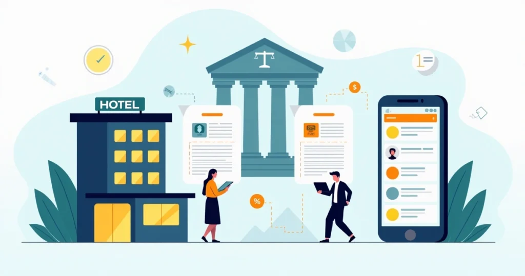 Hotel e plataforma digital sendo avaliados por órgão regulador